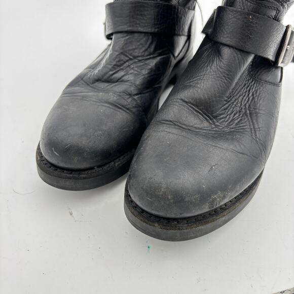 Frye Veronica Short Engineer Moto Bootie Boots Women's 8 - Picture 9 of 12